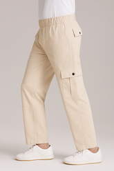Loose Bottom Cotton Cargo - Skin - Drizzle.pk